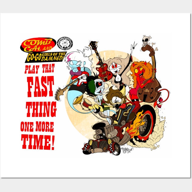 Play That Fast Thing One More Time Wall Art by CombTheCombel